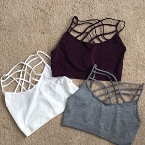 Set of 3 bralettes